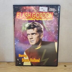 Flash Gordon DVD Steve Holland 3 Episodes Digiview TV-728 Sci-Fi Retro TV B&W